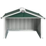Couverture Vidaxl pour la tondeuse à gazon robotique 92x97x63 cm en acier vert
