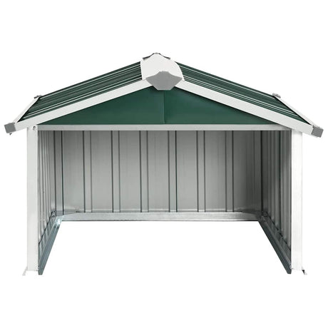 Couverture Vidaxl pour la tondeuse à gazon robotique 92x97x63 cm en acier vert