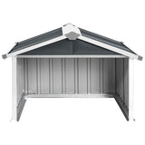 Couverture Vidaxl pour la tondeuse à gazon robotique 92x97x63 cm Anthracite en acier -colore