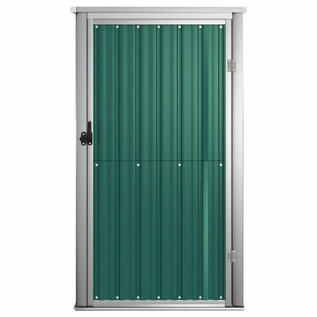 Vidaxl jardin hangar 88x89x161 cm en acier galvanisé vert
