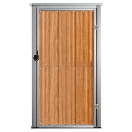 Vidaxl jardin hangar 88x89x161 cm Galvanisé en acier brun