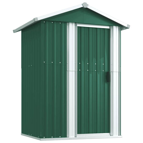 Vidaxx abri de jardin 126x97,5x177 cm acier galvanisé vert