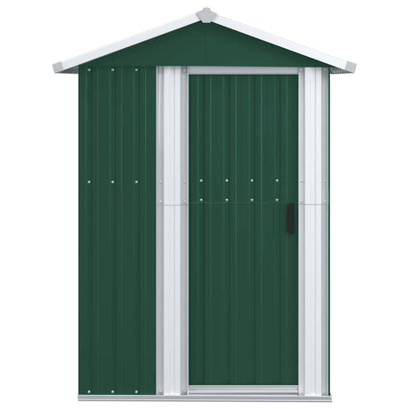 Vidaxx abri de jardin 126x97,5x177 cm acier galvanisé vert