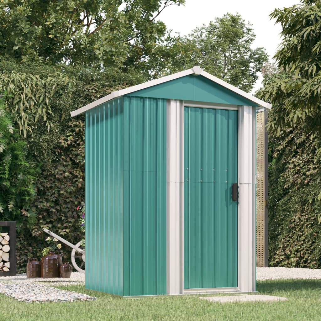 Vidaxl Garden capannone 126x97.5x177 cm in acciaio zincato