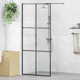 Vidaxl Walk-In Walk-In Walk Mur 90x195 cm ESG-GLAS transparent et noir
