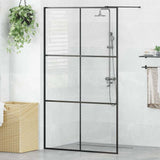 Vidaxl Walk-In Walk Walk 115x195 cm ESG-glas transparent et noir