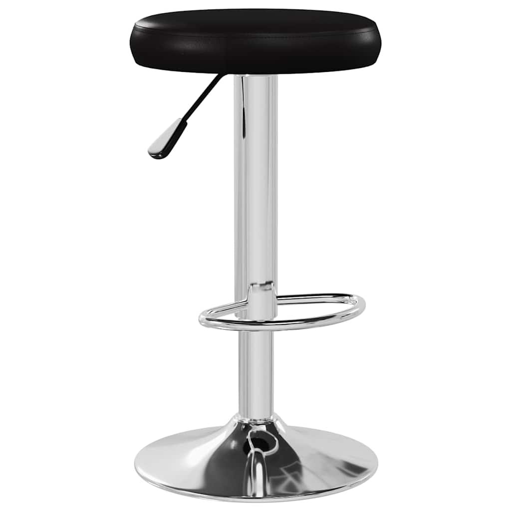 Vidaxl barstoelen 2 st kunstleer zwart