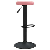Vidaxl barkrukken 2 st fluweel roze