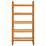Rack de chaussures Vidaxl avec 5 étagères 50x27x100 cm en chêne solide