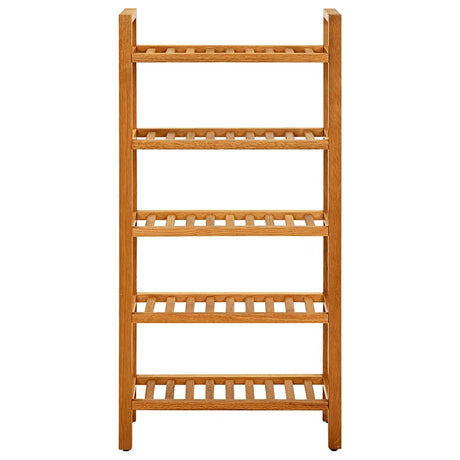Rack de chaussures Vidaxl avec 5 étagères 50x27x100 cm en chêne solide