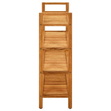 Rack de chaussures Vidaxl avec 4 étagères 100x27x80 cm Chêne solide