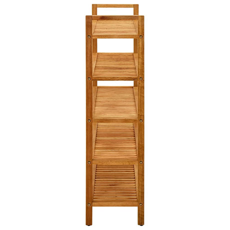 Rack de chaussures Vidaxl avec 5 étagères 100x27x100 cm Chêne solide