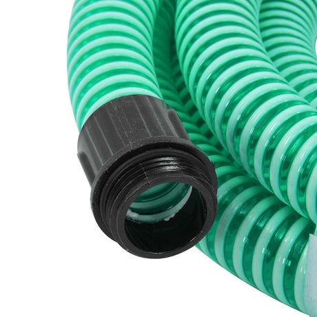 Tuyau d'aspiration vidaxl avec accouplements en laiton 1.1 '' 7 m en PVC vert