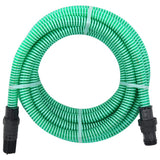 Vidaxl Sucking tuyau avec couplages en PVC 1.1 '' 4 M PVC vert