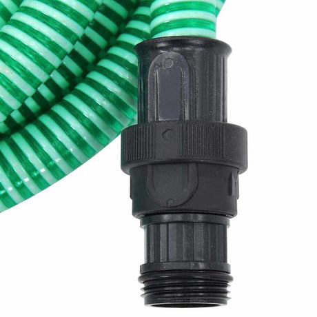 Vidaxl Sucking tuyau avec couplages en PVC 1.1 '' 4 M PVC vert