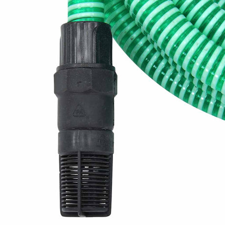 Vidaxl Sucking tuyau avec couplages en PVC 1.1 '' 4 M PVC vert