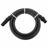 Vidaxl Sucking tuyau avec couplages en PVC 1.1 '' 10 m PVC noir
