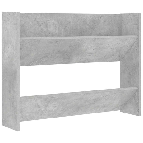 Vidaxl Wall Shoe Cabinet 80x18x60 cm Prix en béton en bois édité