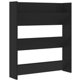Armoire à chaussures murales vidaxl 80x18x90 cm Bois de bois propriété