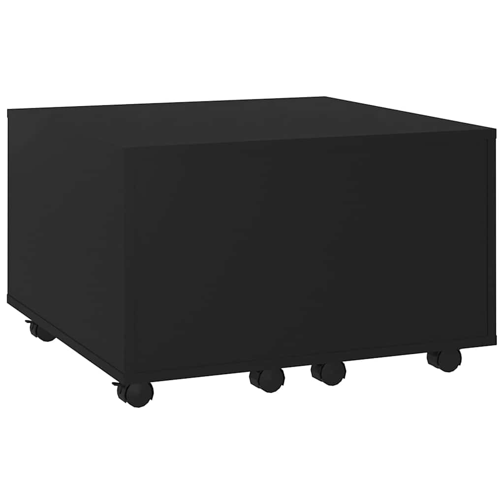 Vidaxl salontafel 60x60x38 cm bewerkt hour zwart