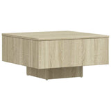 Vidaxl salontafel 60x60x31,5 cm bewerkt hout sonoma eikenkleurig
