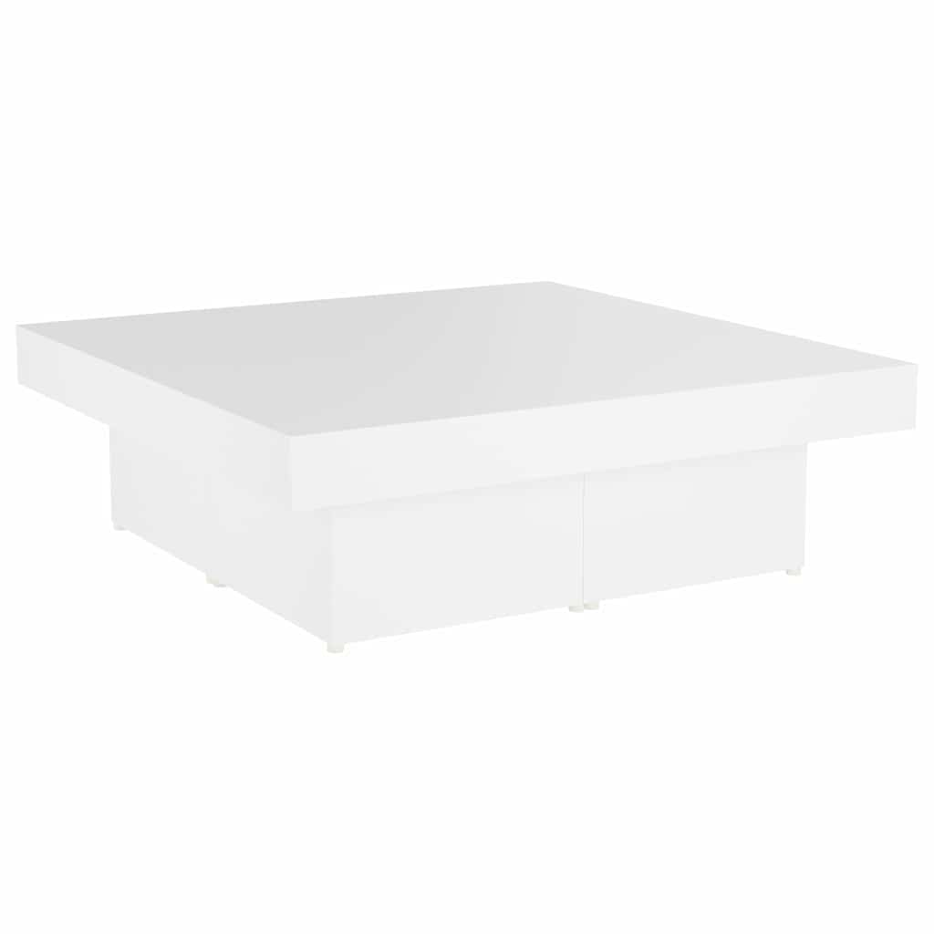 Vidaxl salontafel 90x90x28 cm bewerkt hout wit