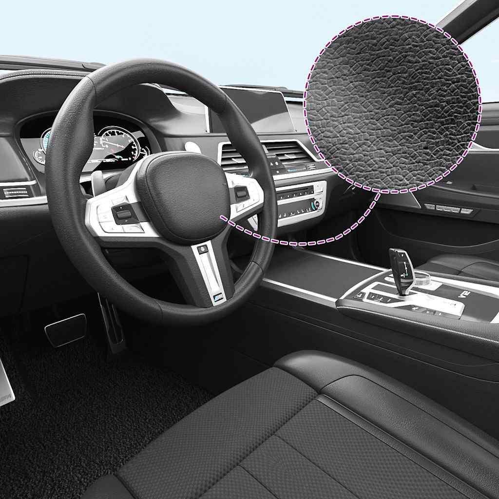 Vidaxx 2 pcs film de voiture 100x150 cm + 50x150 cm noir mat