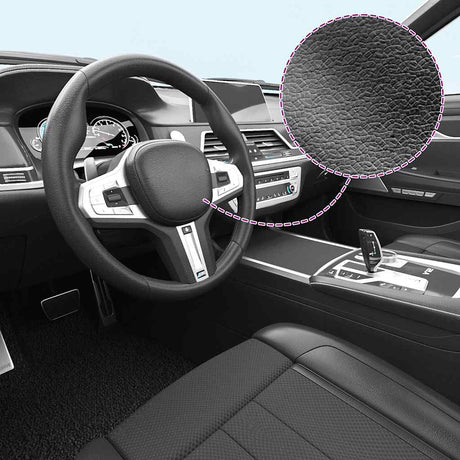 Vidaxx 2 pcs film de voiture 100x150 cm + 50x150 cm noir mat