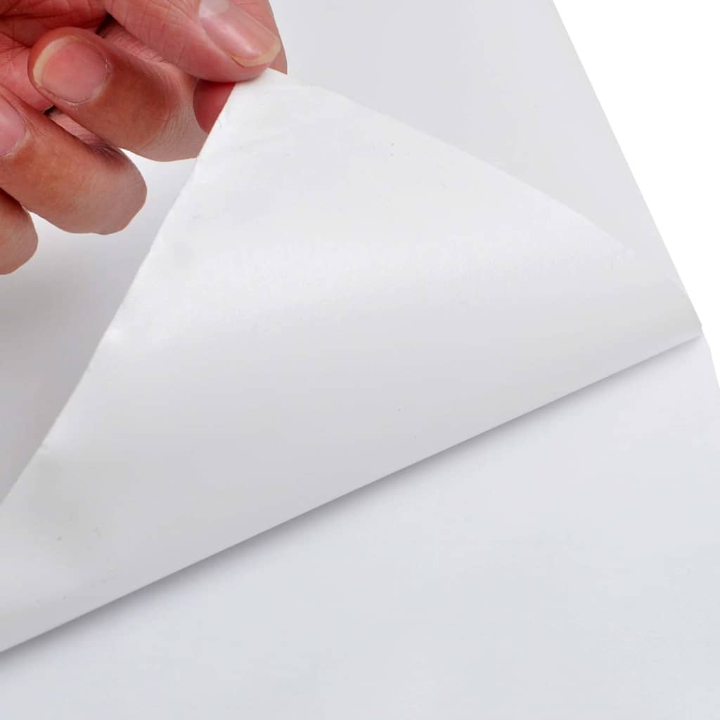 Vidaxx 2 pcs feuille de voiture 100x150 cm blanc mat