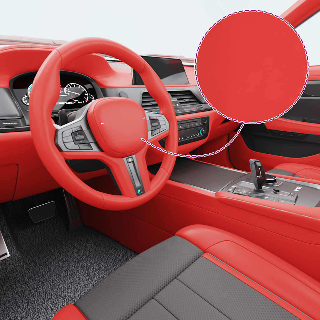 Vidaxx 2 pcs film de voiture 100x150 cm + 50x150 cm rouge mat