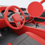 Vidaxx 2 pcs feuille de voiture 100x150 cm rouge mat