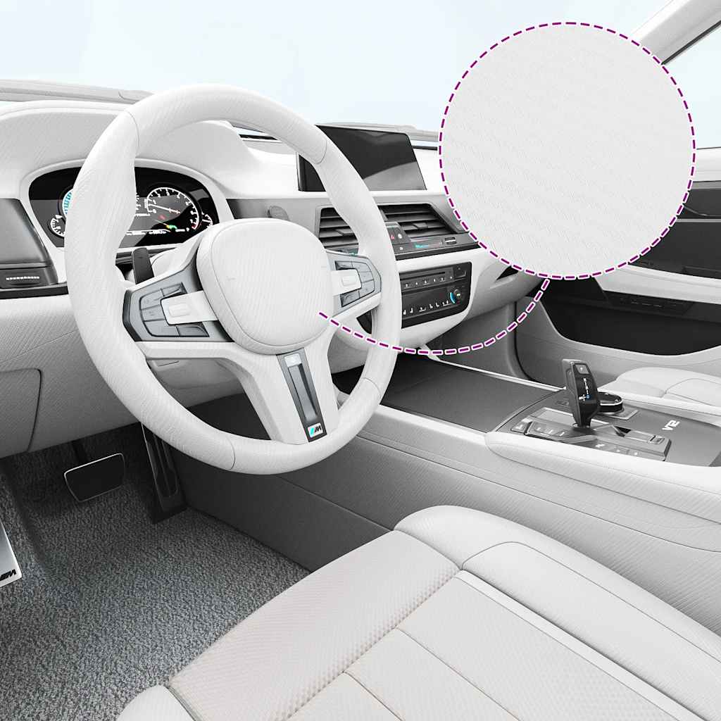 Vidaxx 2 pcs feuille de voiture 3d 100x150 cm blanc