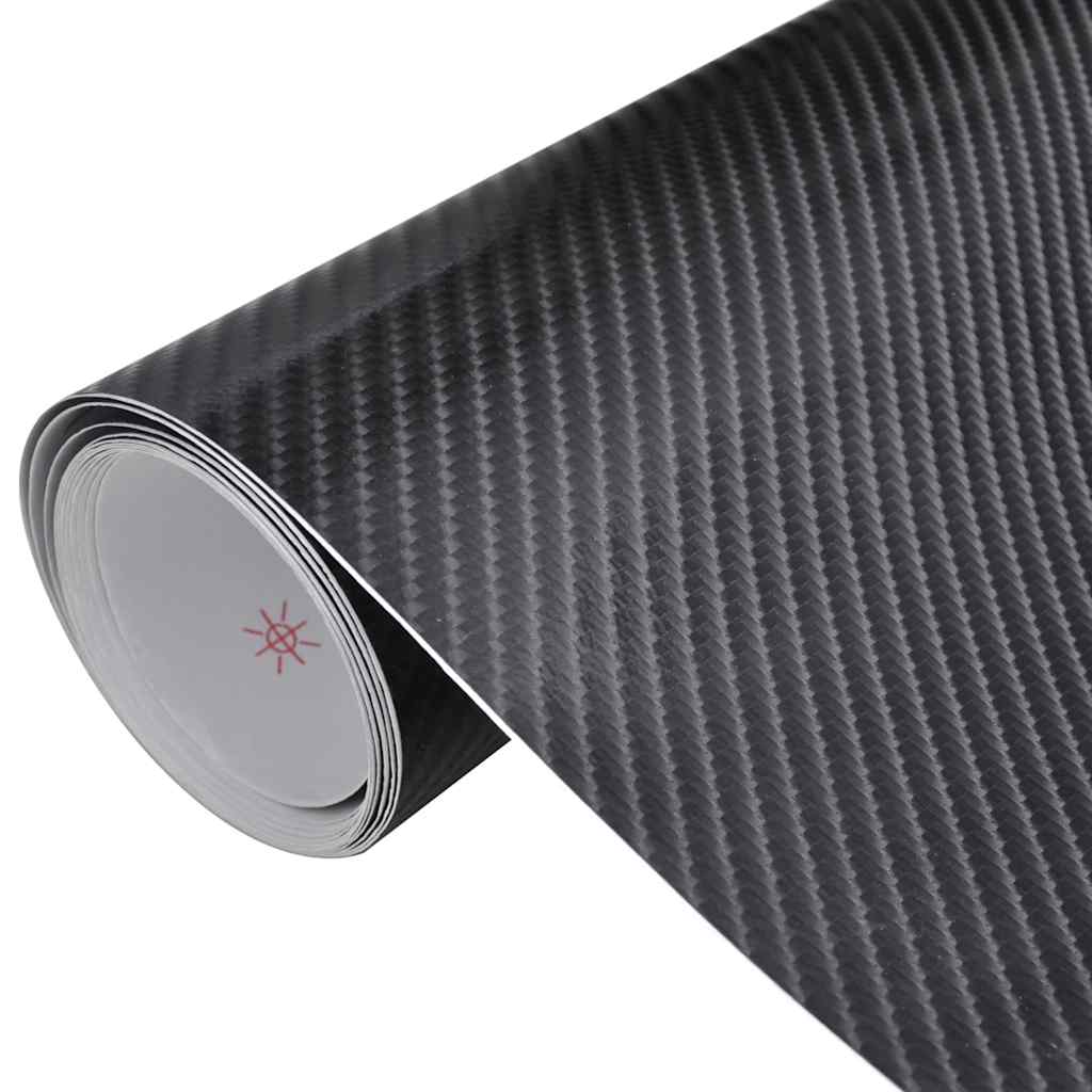 Vidaxx 2 pcs film de voiture 4d 100x150 cm + 50x150 cm noir