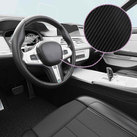 Vidaxx 2 pcs film de voiture 4d 100x150 cm + 50x150 cm noir