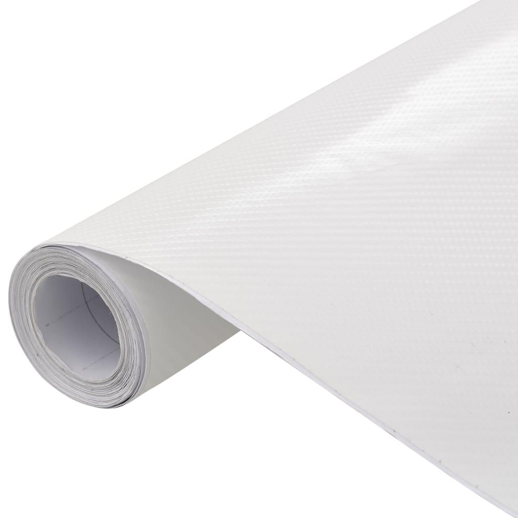 Vidaxl 2 St Autofolie 4d ​​100x150 cm + 50x150 cm blanc