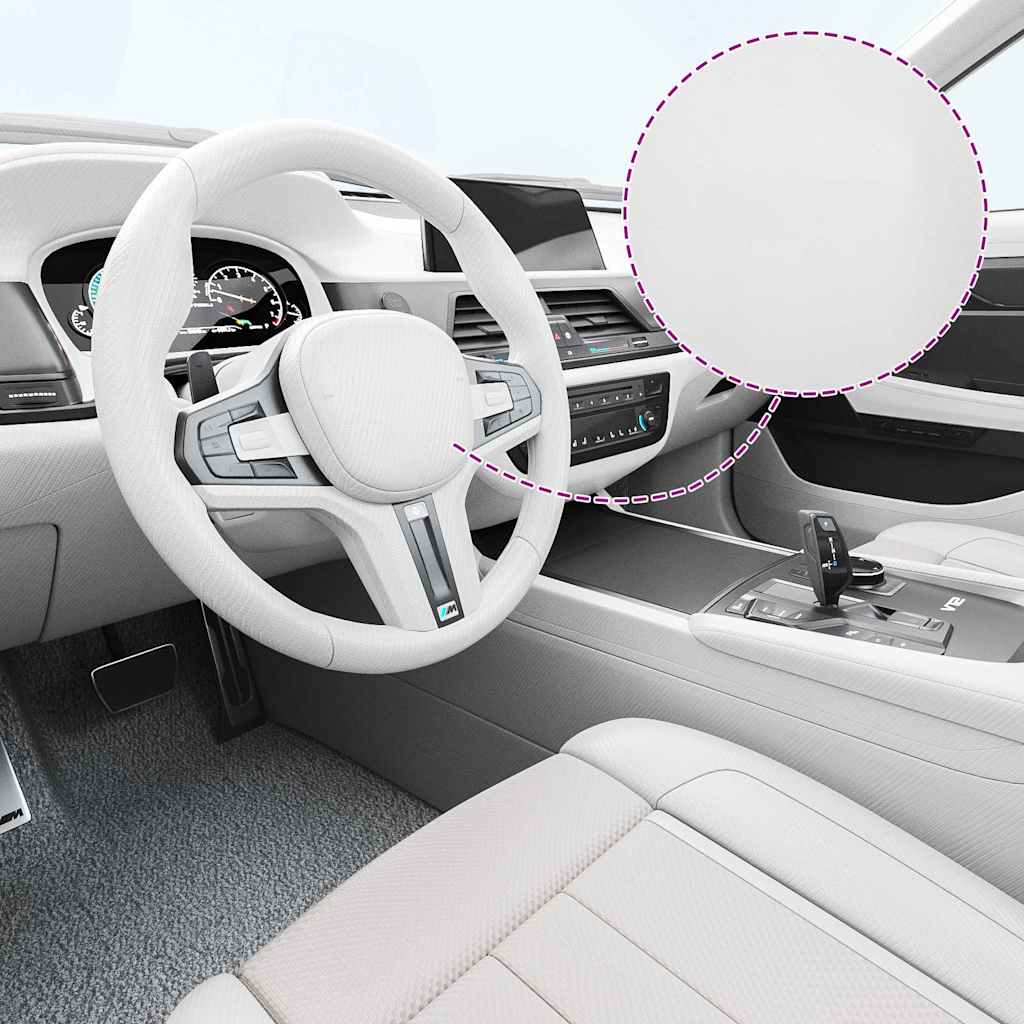 Vidaxx 2 pcs film de voiture 4d 100x150 cm + 50x150 cm blanc