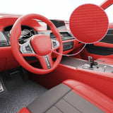 Vidaxx 2 pcs film de voiture 4d 100x150 cm + 50x150 cm rouge
