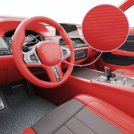 Vidaxx 2 pcs feuille de voiture 4d 100x150 cm rouge