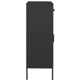 Vidaxl opbergkast 80x35x101,5 cm staal antracietkleurig
