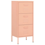 Vidaxl opbergkast 42,5x35x101,5 cm staal roze