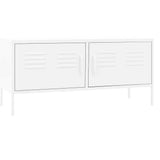 Vidaxl tv-meubel 105x35x50 cm staal wit