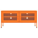 Vidaxl tv-meubel 105x35x50 cm staal oranje