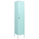 Vidaxl lockerkast 35x46x180 cm staal mint