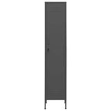 Vidaxl lockerkast 35x46x180 cm staal antracietkleurig