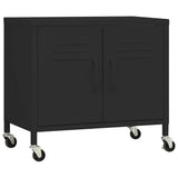 Vidaxl opbergkast 60x35x56 cm staal zwart