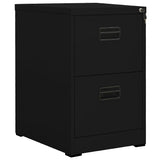 Vidaxl archiefkast 46x62x72,5 cm staal zwart