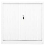 Vidaxl roldeurkast 90x40x90 cm staal wit