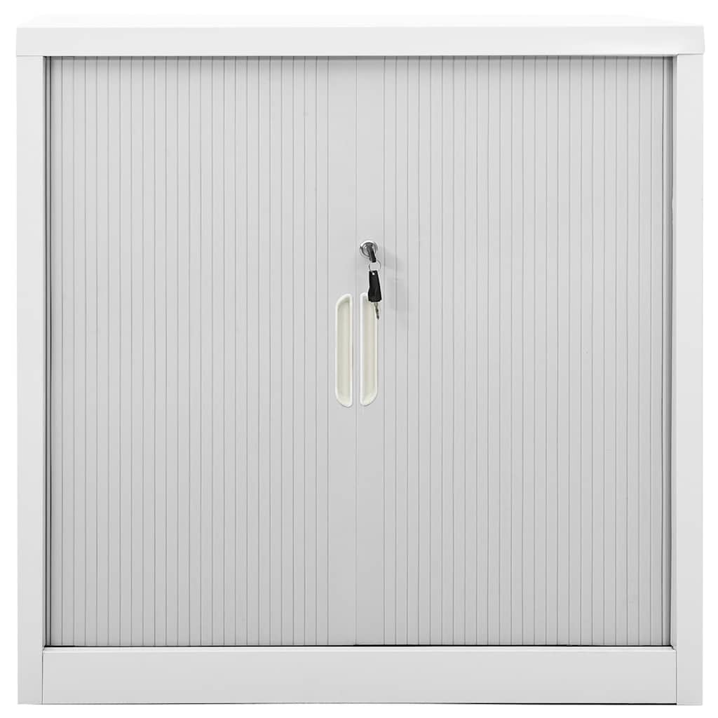 Vidaxl roldeurkast 90x40x90 cm staal grijs