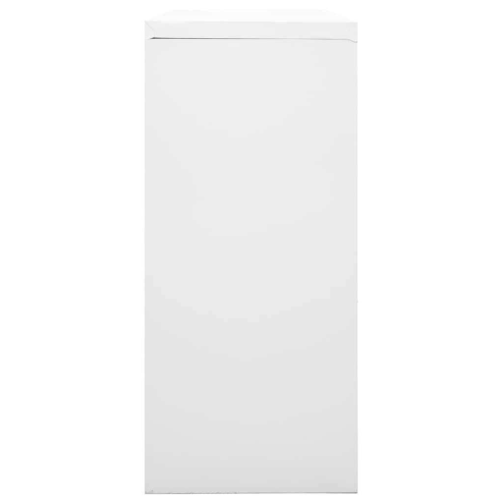 Vidaxl roldeurkast 90x40x90 cm staal grijs