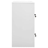 Vidaxl lockerkast 90x45x92,5 cm staal lichtgrijs en groen